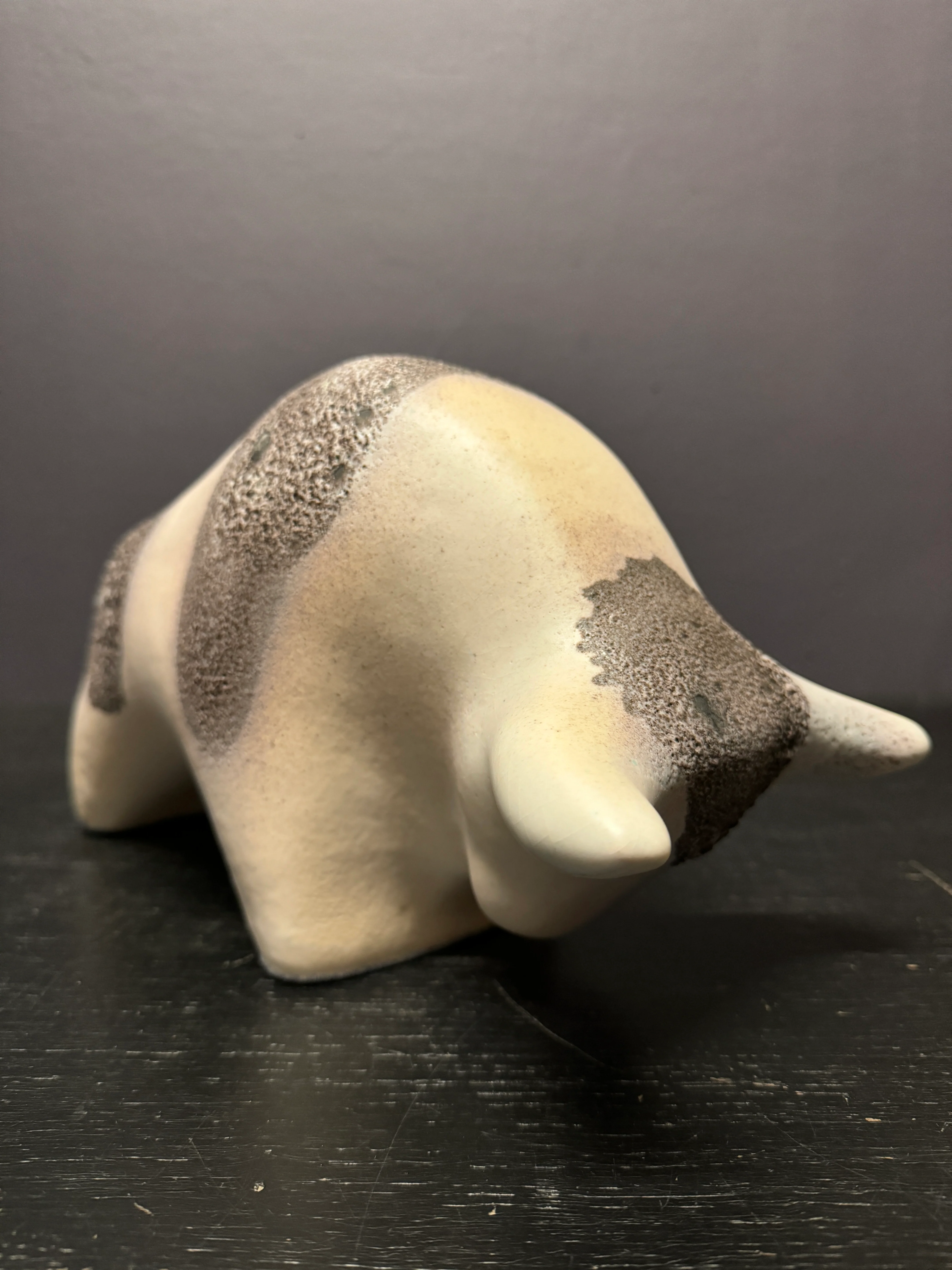 Otto Keramik Large Ceramic Bull West German Pottery Fat Lava - Image 5