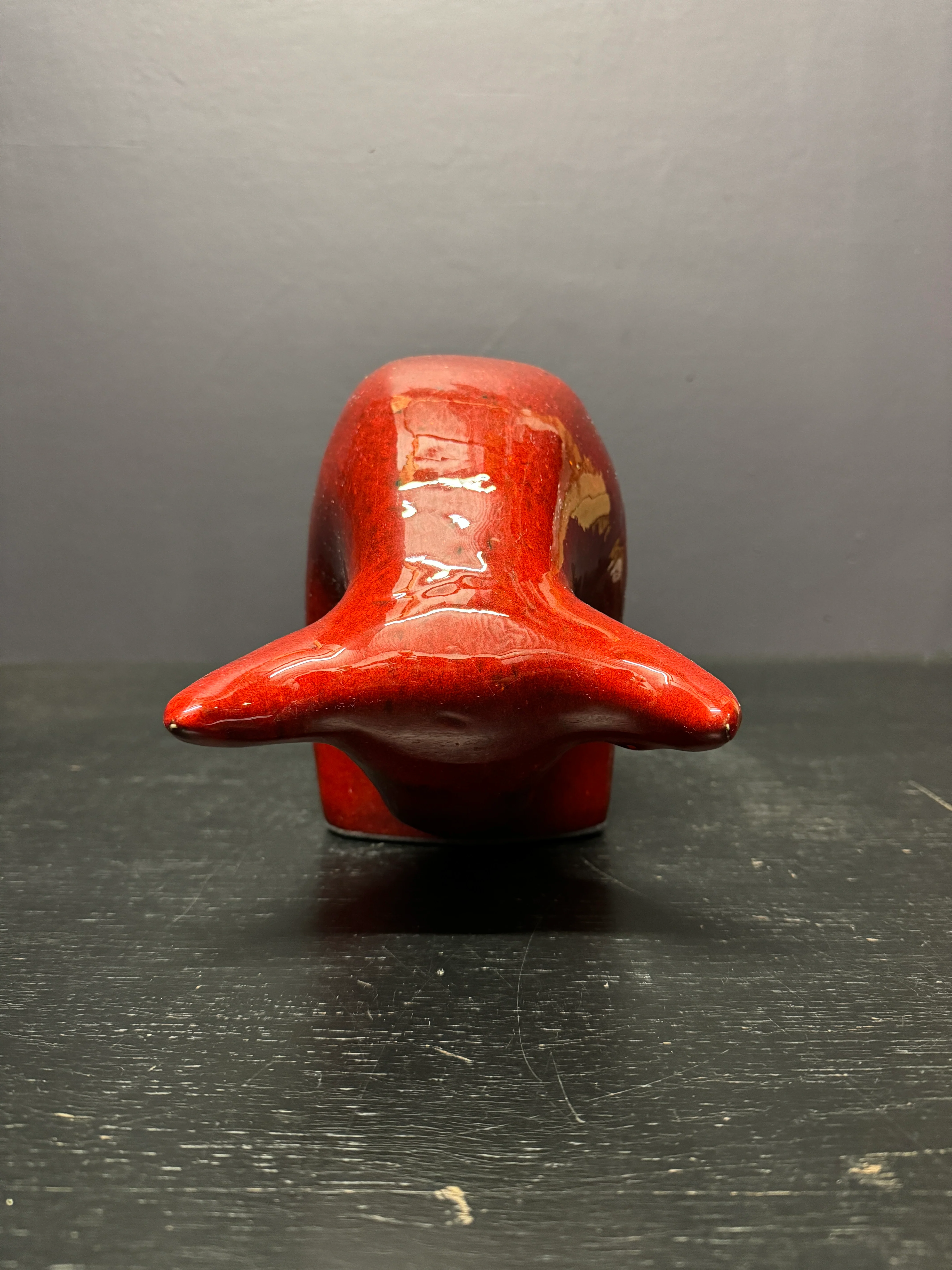 Otto Keramik Large Ceramic Bull West German Pottery Fat Lava - Image 4