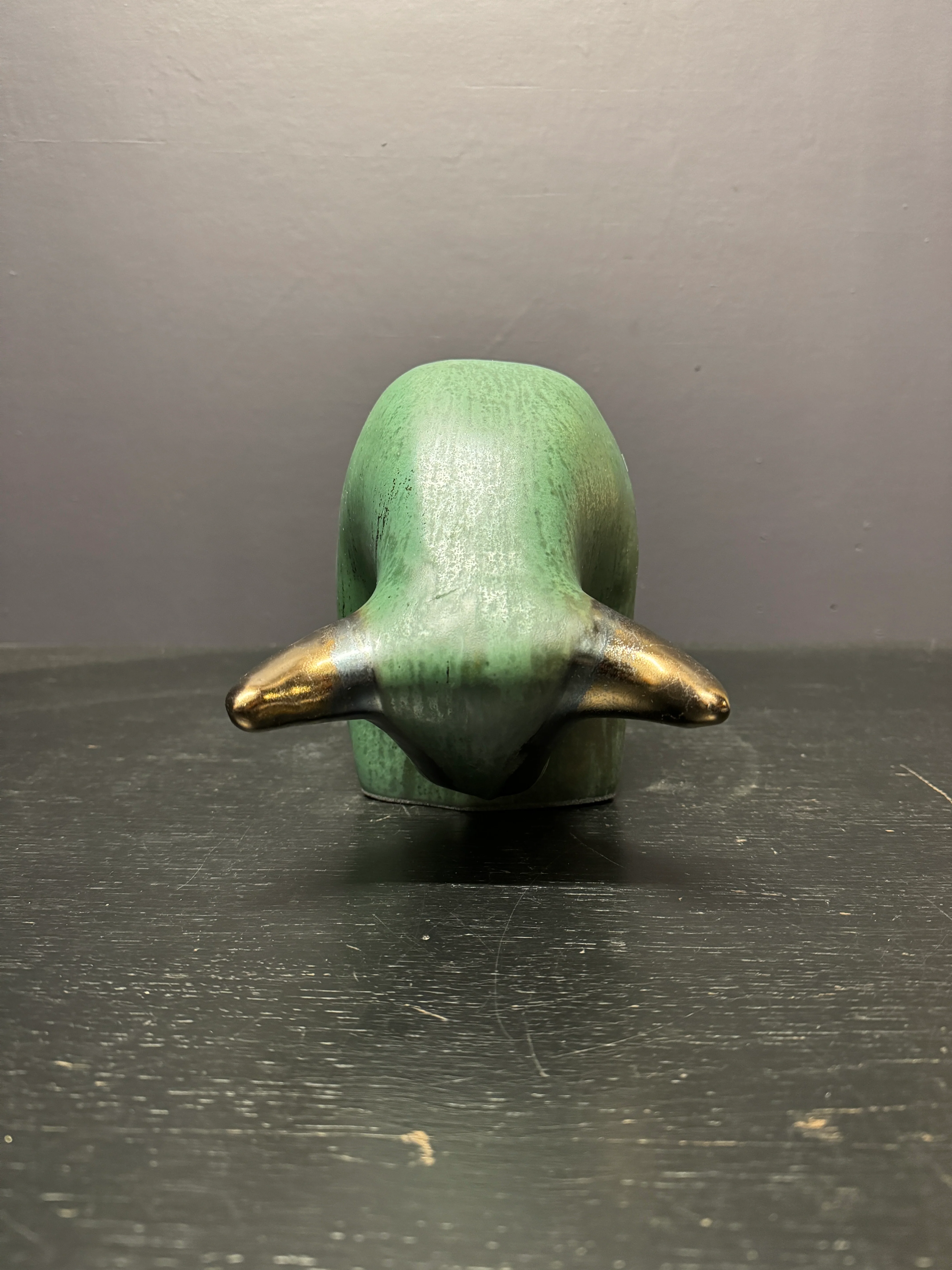 Otto Keramik Large Ceramic Bull West German Pottery Fat Lava - Image 4
