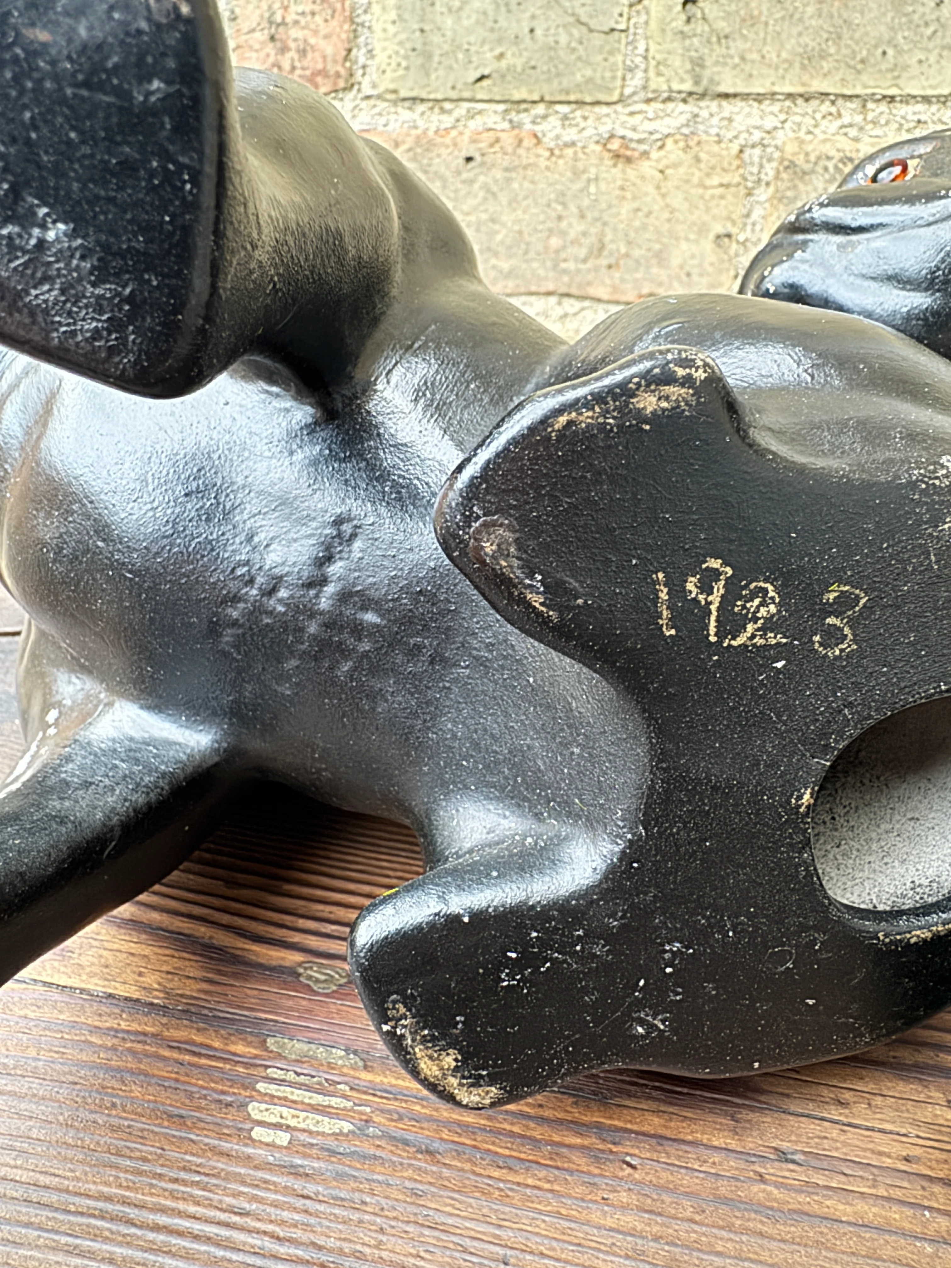 Pair Of Ceramic Bulldogs Dated 1923 - Image 10