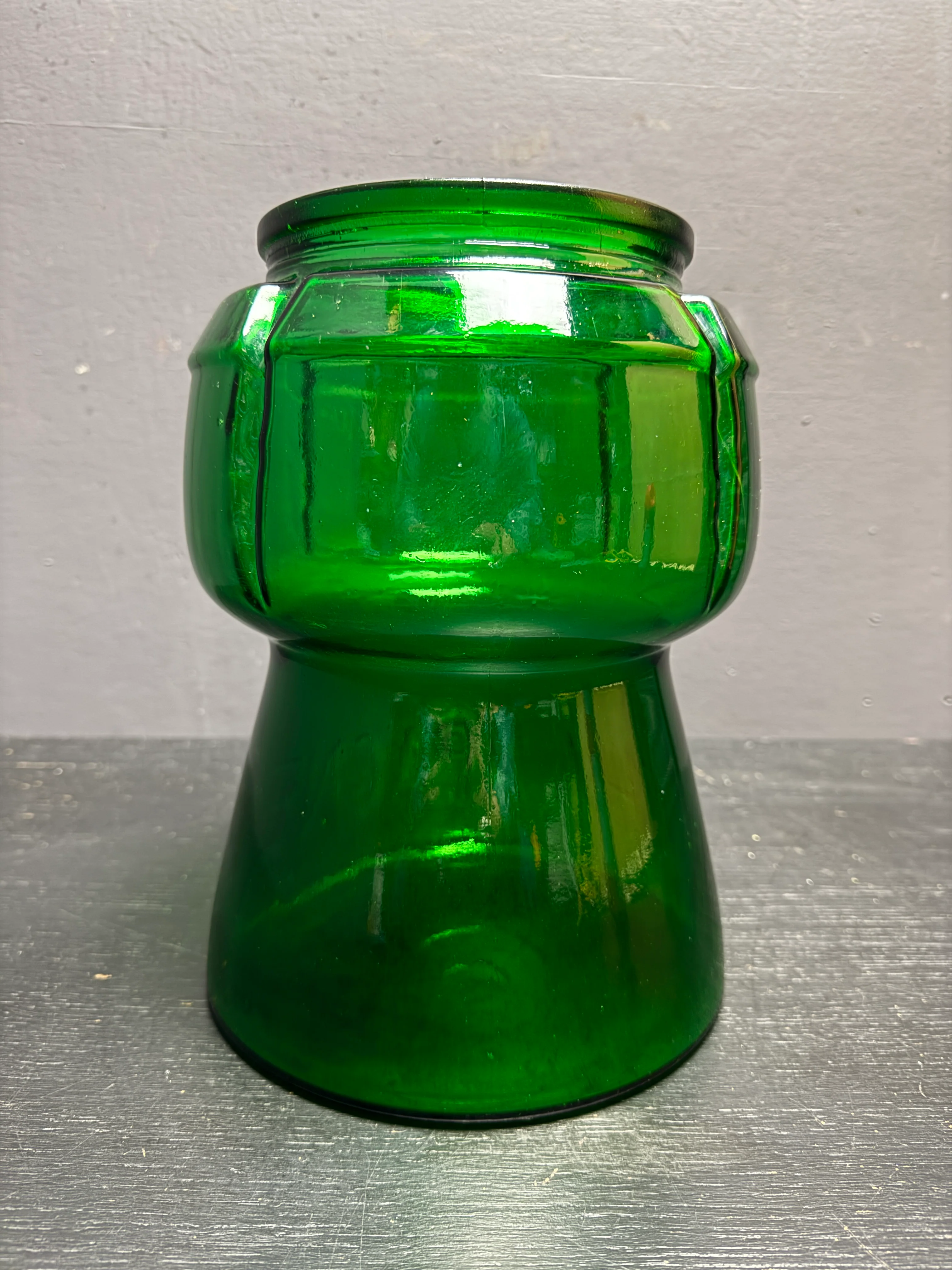 Italian Pressed Glass Cork Shaped Champagne Ice Bucket Circa 1970s - Image 4