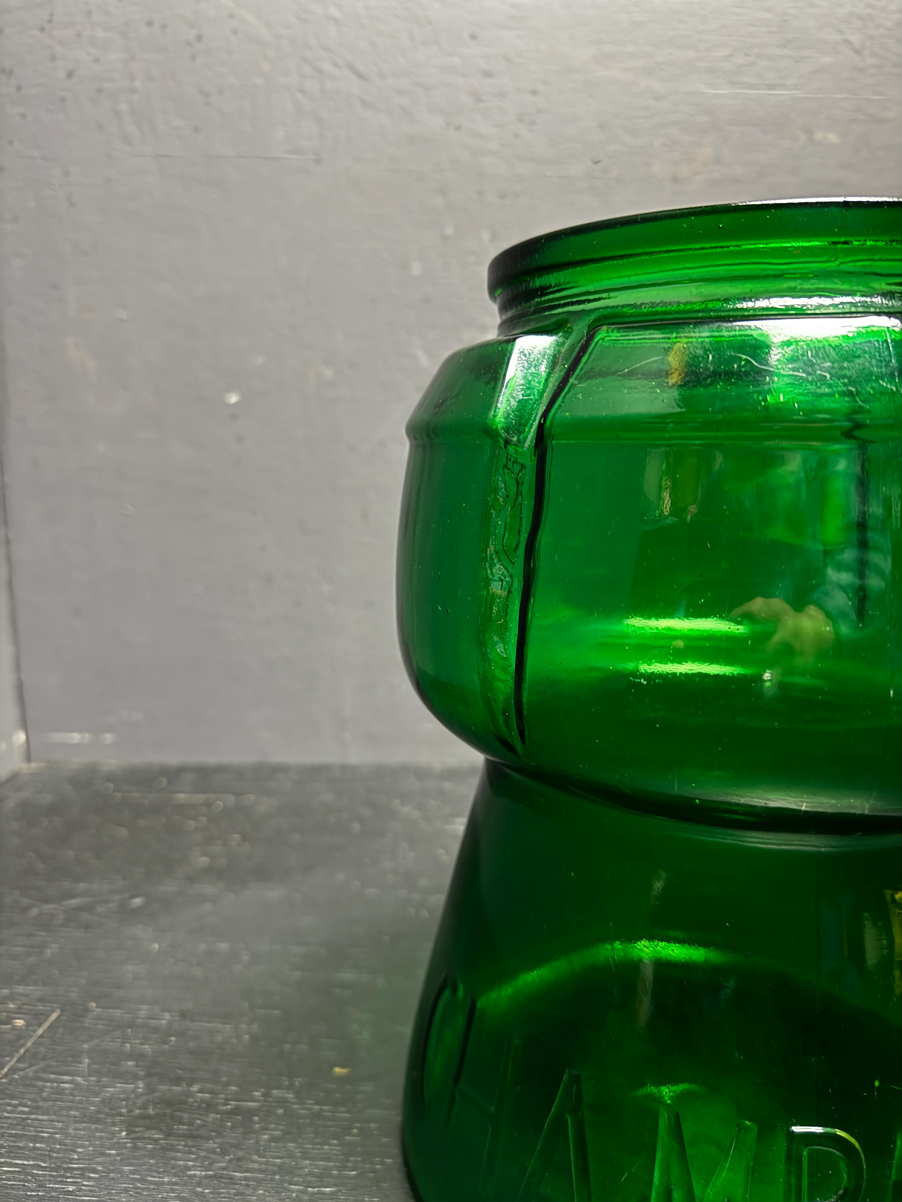 Italian Pressed Glass Cork Shaped Champagne Ice Bucket Circa 1970s - Image 8
