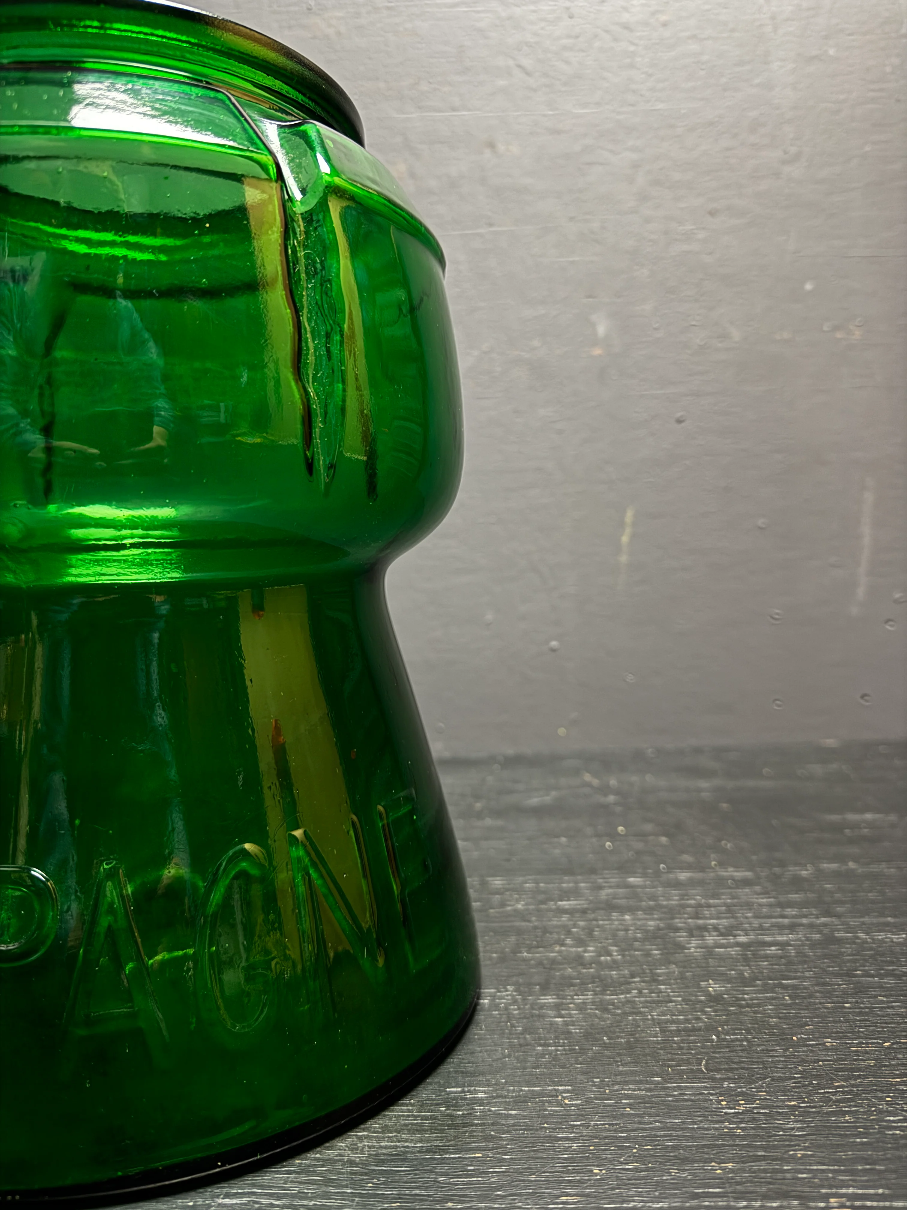 Italian Pressed Glass Cork Shaped Champagne Ice Bucket Circa 1970s - Image 9