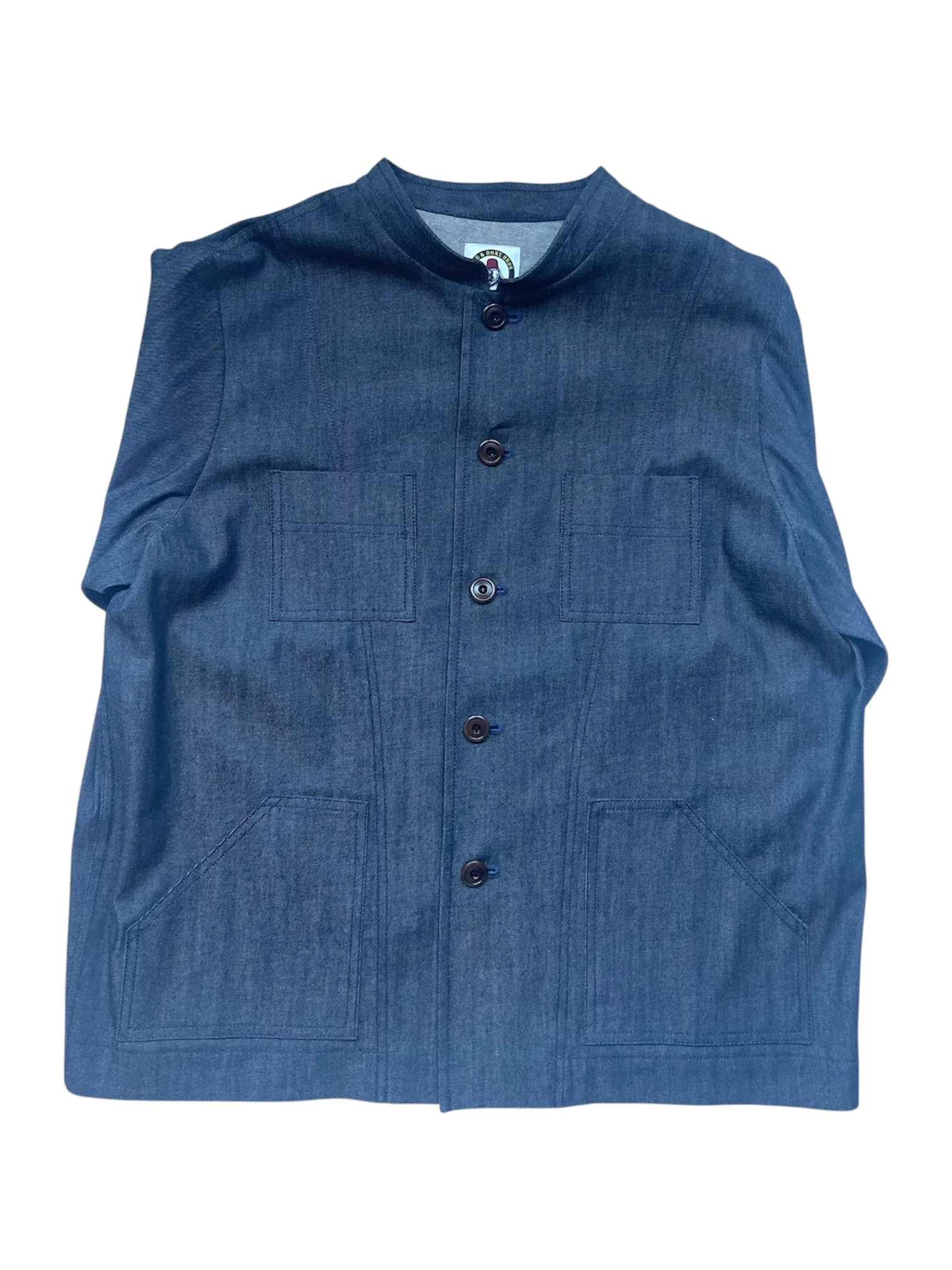 The 'Mintan' Made In London Classic Work Wear Denim Over Shirt - Image 5