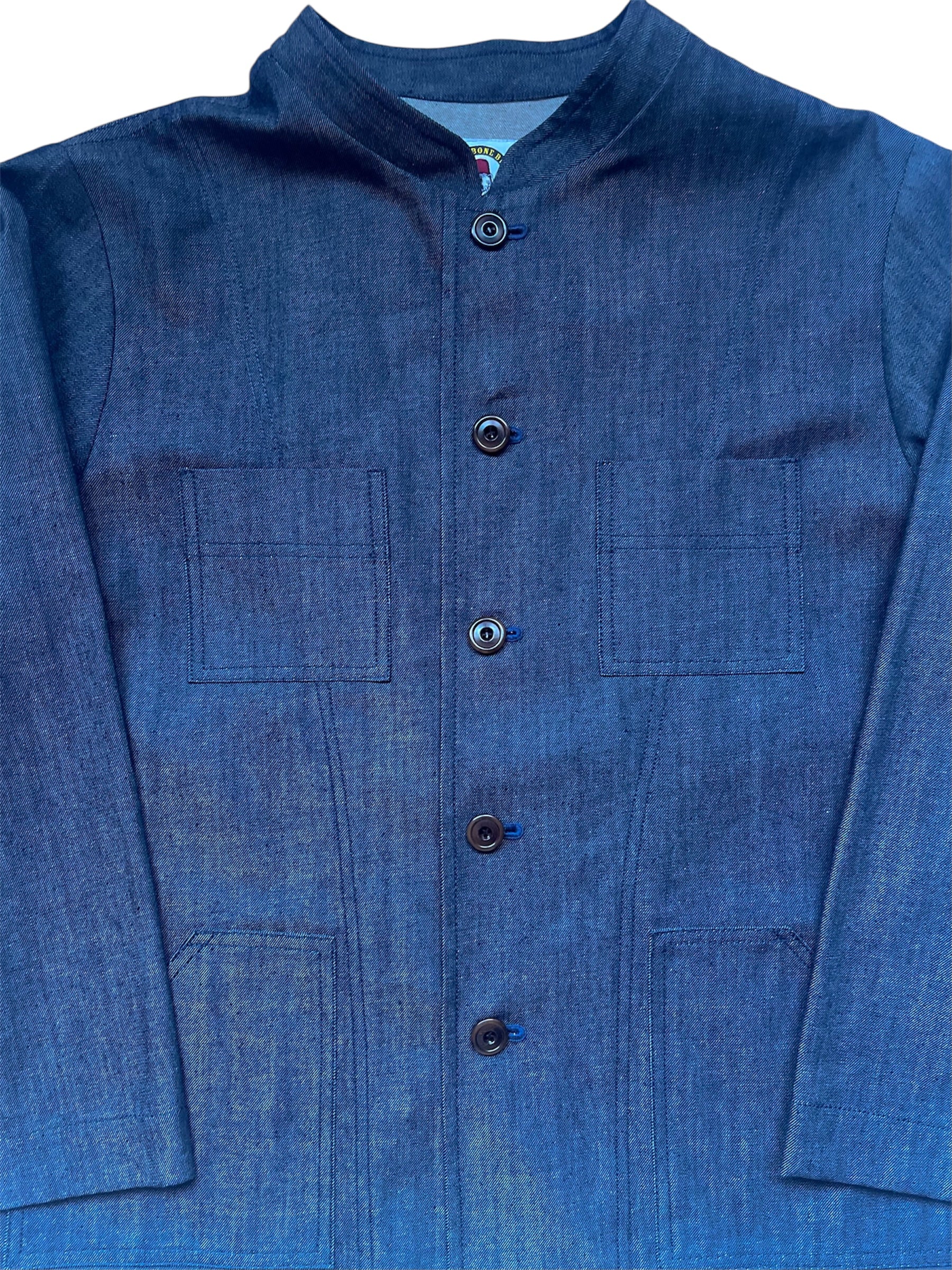 The 'Mintan' Made In London Classic Work Wear Denim Over Shirt - Image 6