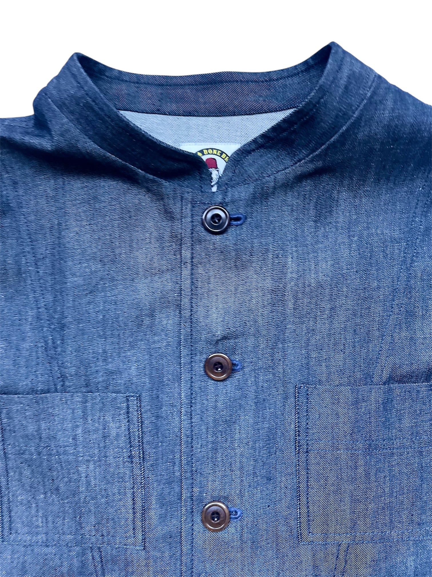 The 'Mintan' Made In London Classic Work Wear Denim Over Shirt - Image 8