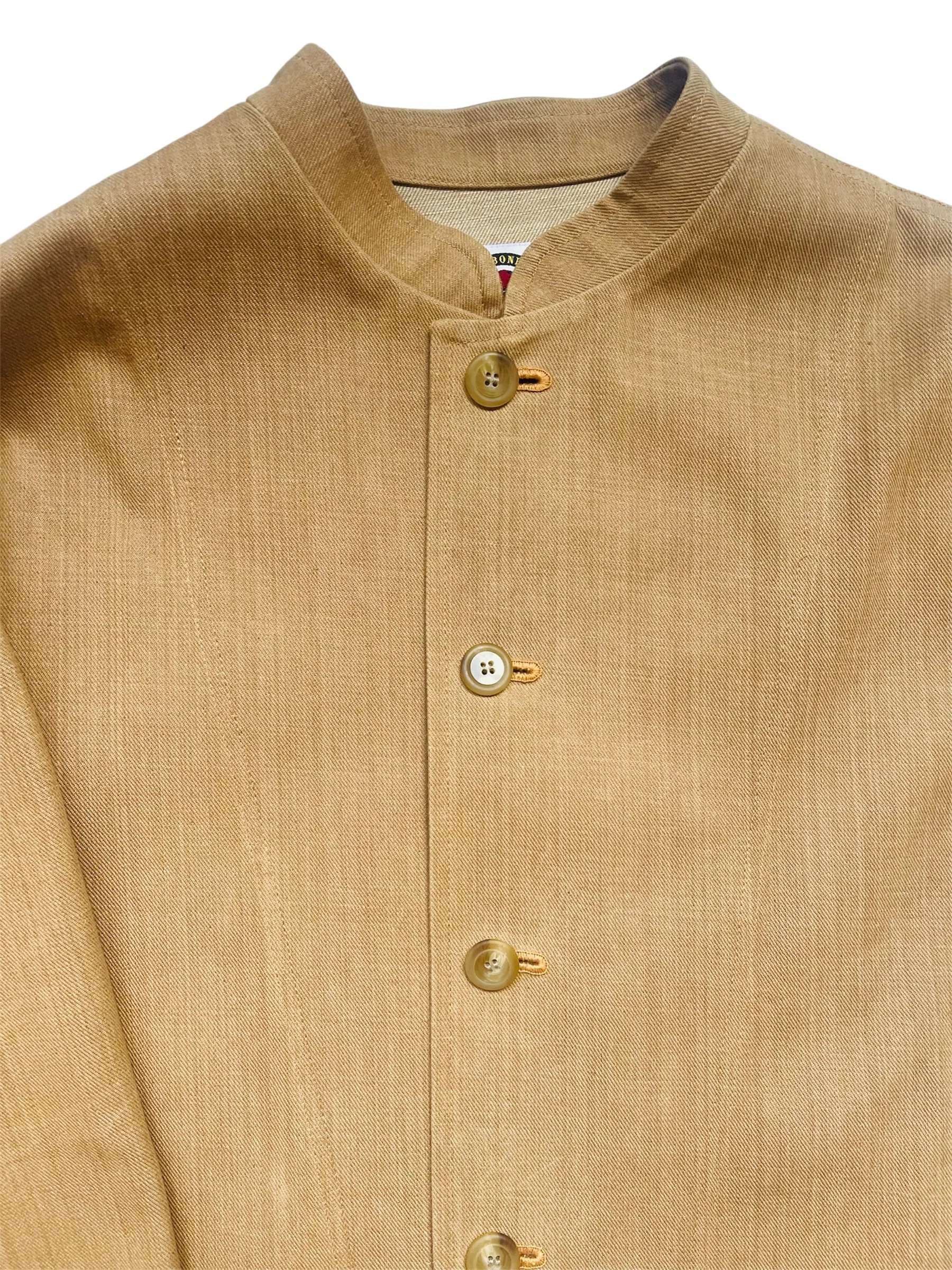 The 'Mintan' Made In London Classic Work Wear Thick Denim Over Shirt - Image 10