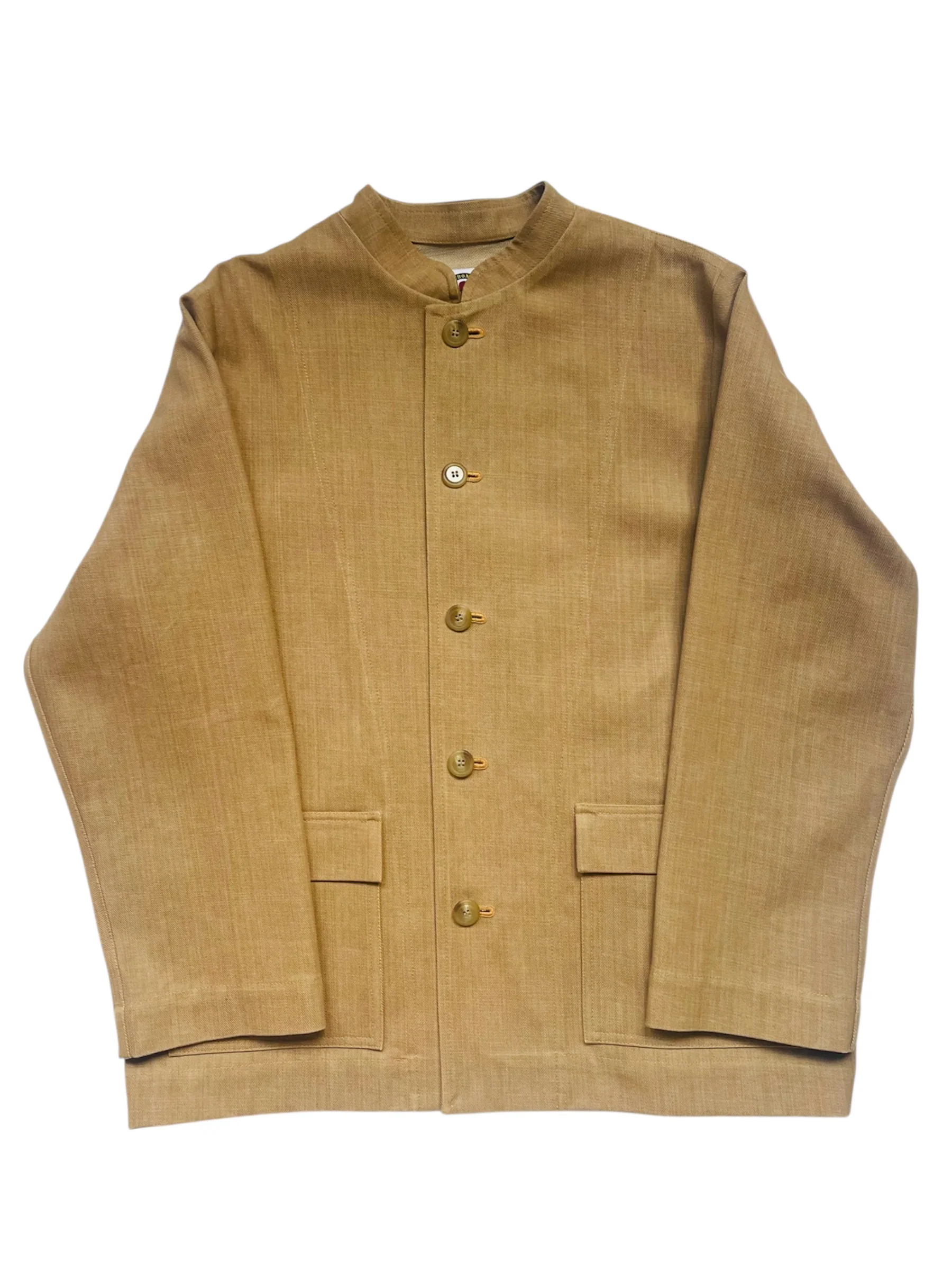 The 'Mintan' Made In London Classic Work Wear Thick Denim Over Shirt - Image 4