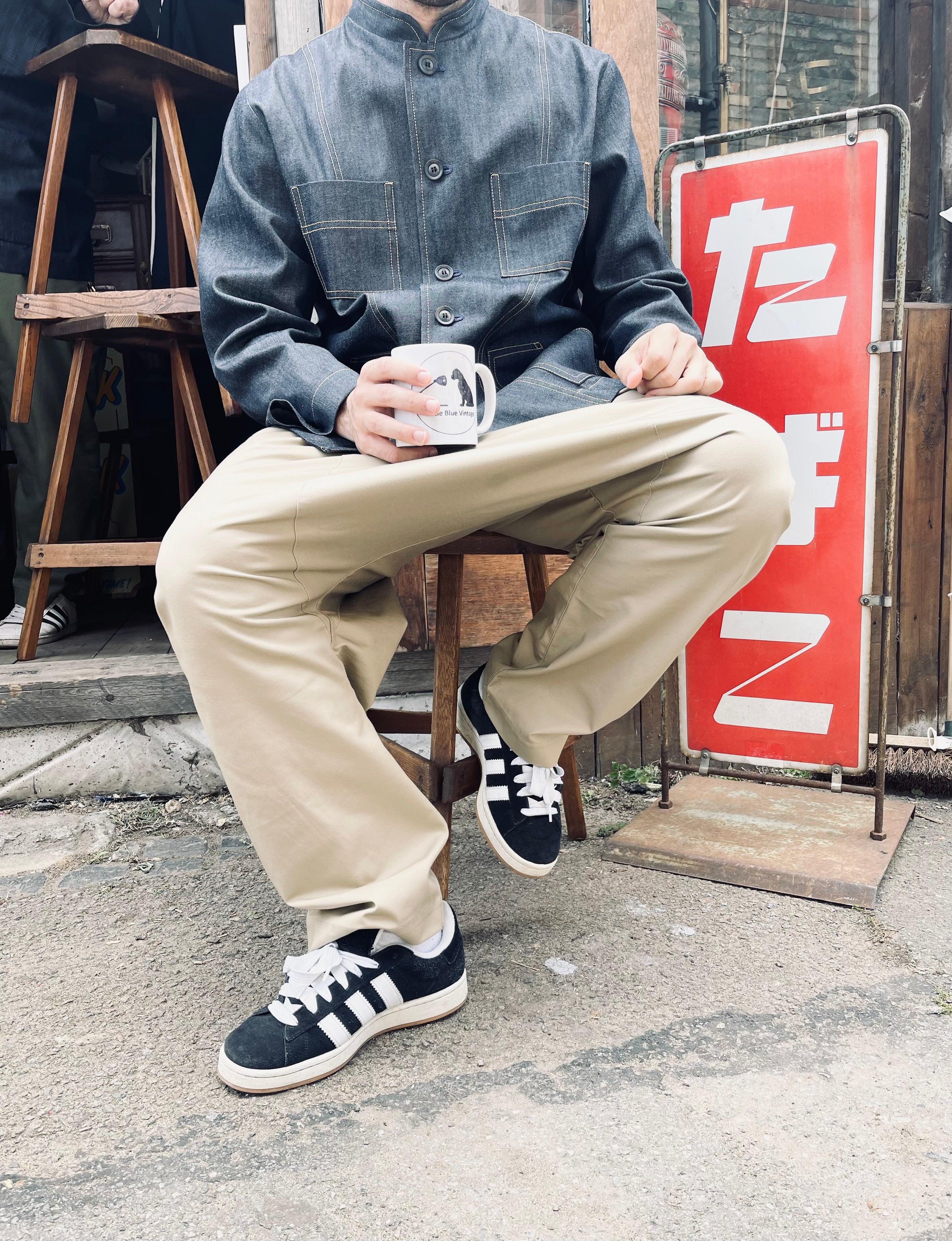 The 'Mintan' Made In London Classic Work Wear Denim Over Shirt - Image 3