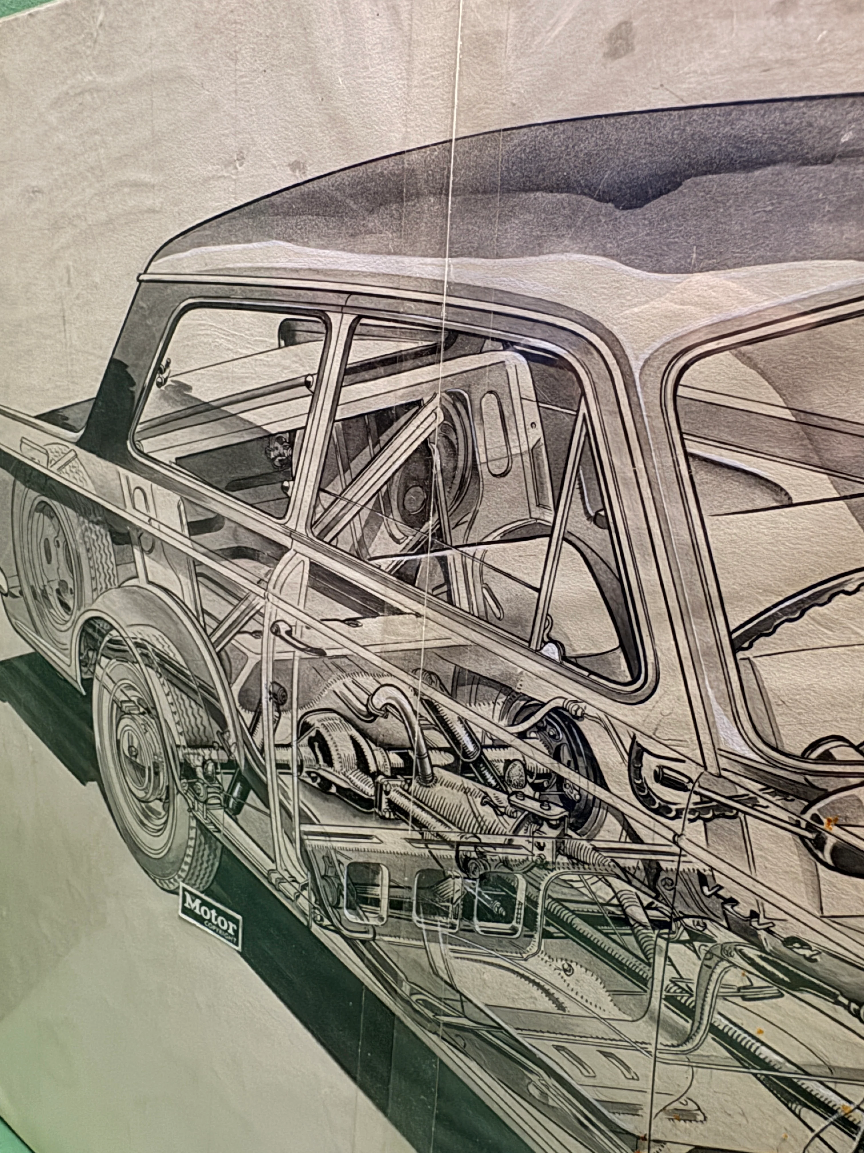 Vauxhall Viva Pen & Ink By Brian Hatton 1963 - Image 6