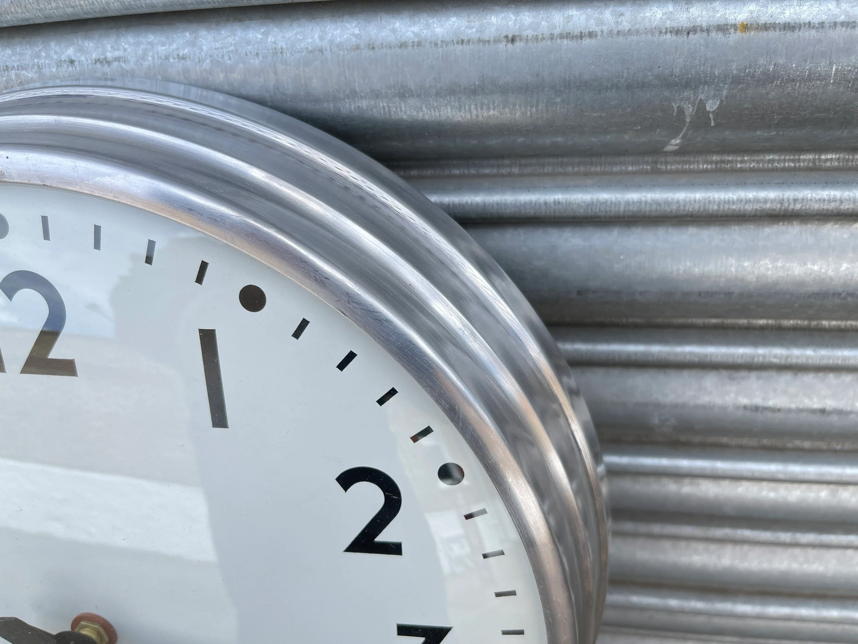 Vintage 1950s Industrial Factory Clock By ITR - Image 5