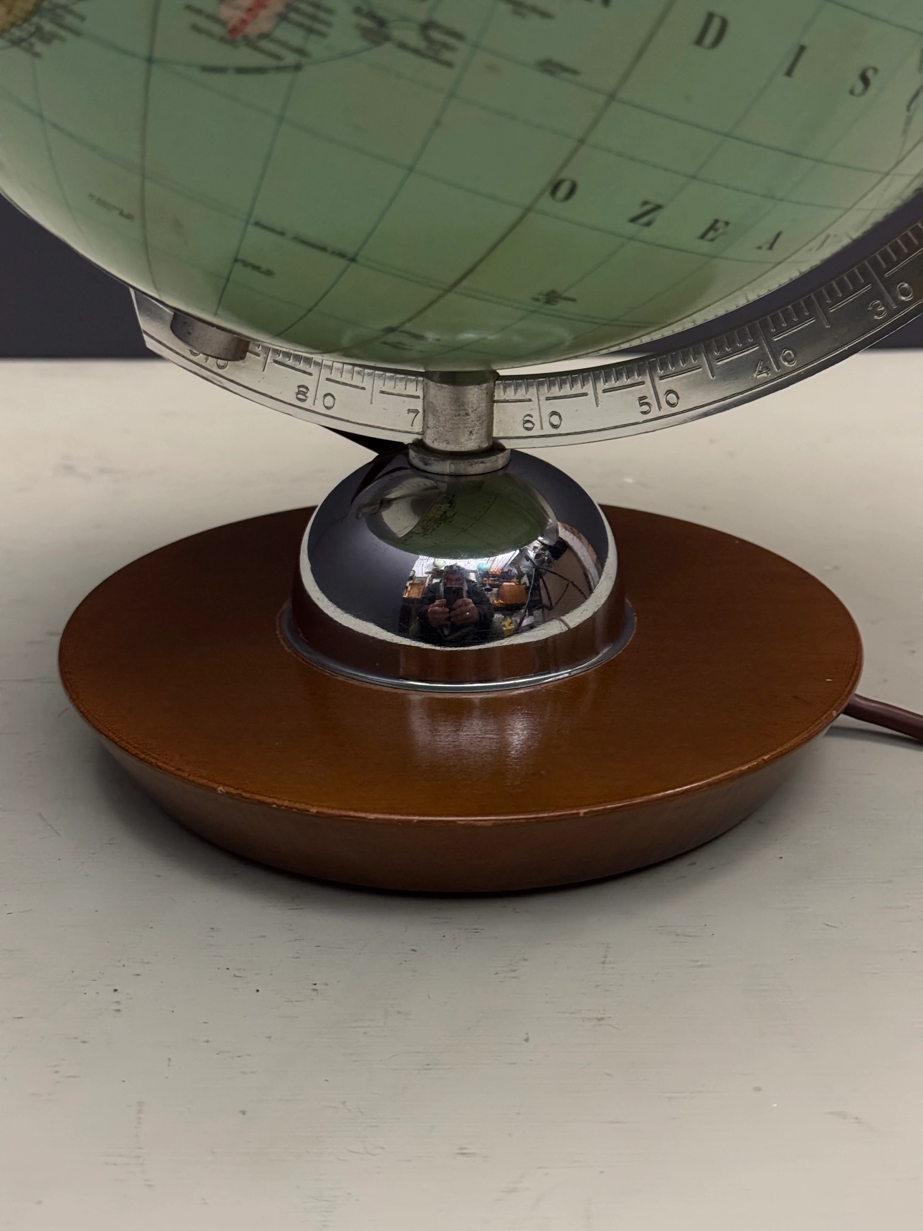 Vintage 1960s German Glass Globe Lamp By JRO Globus Munchen - Image 10