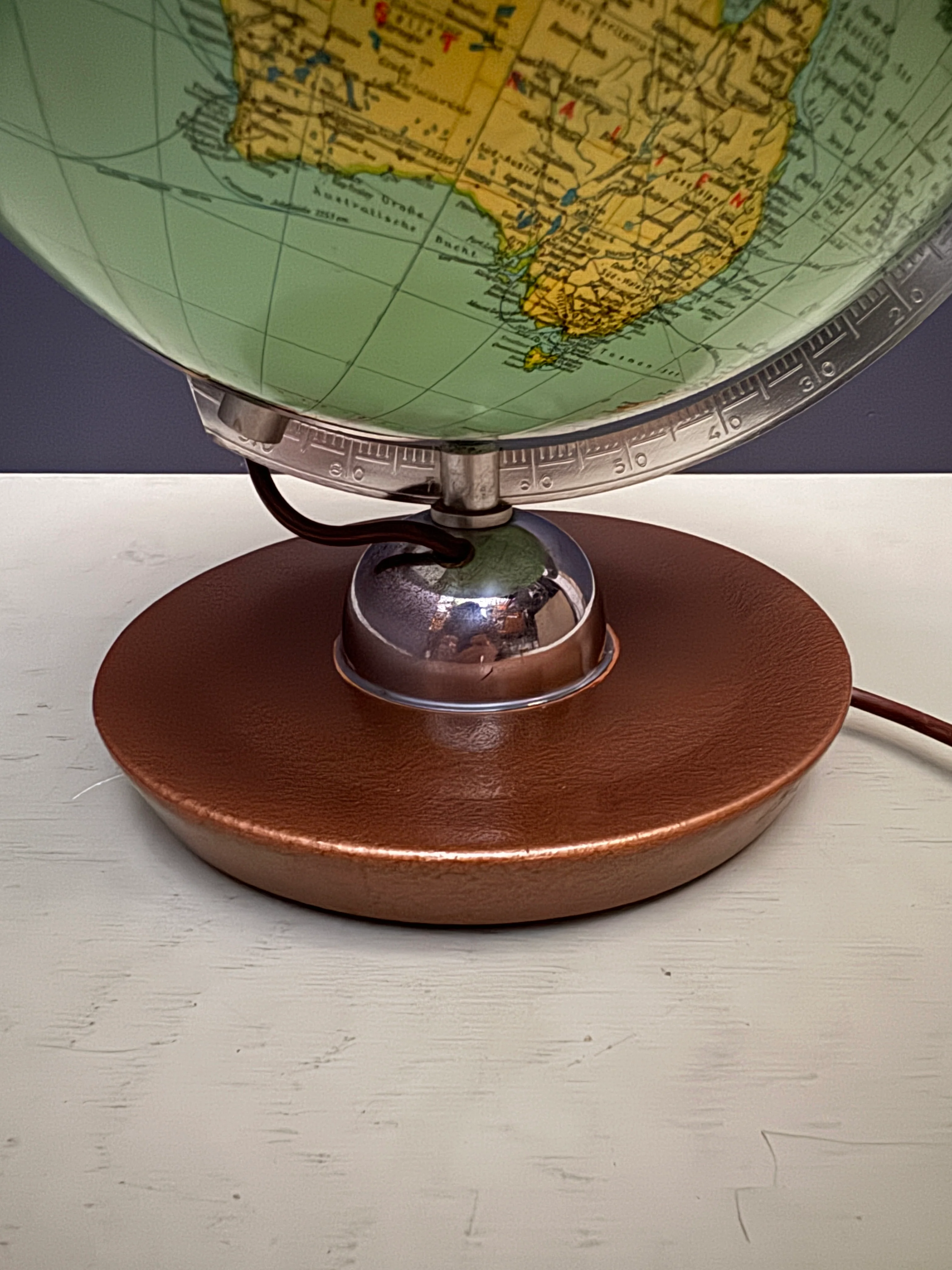 Vintage 1960s German Glass Globe Lamp By JRO Globus Munchen - Image 10