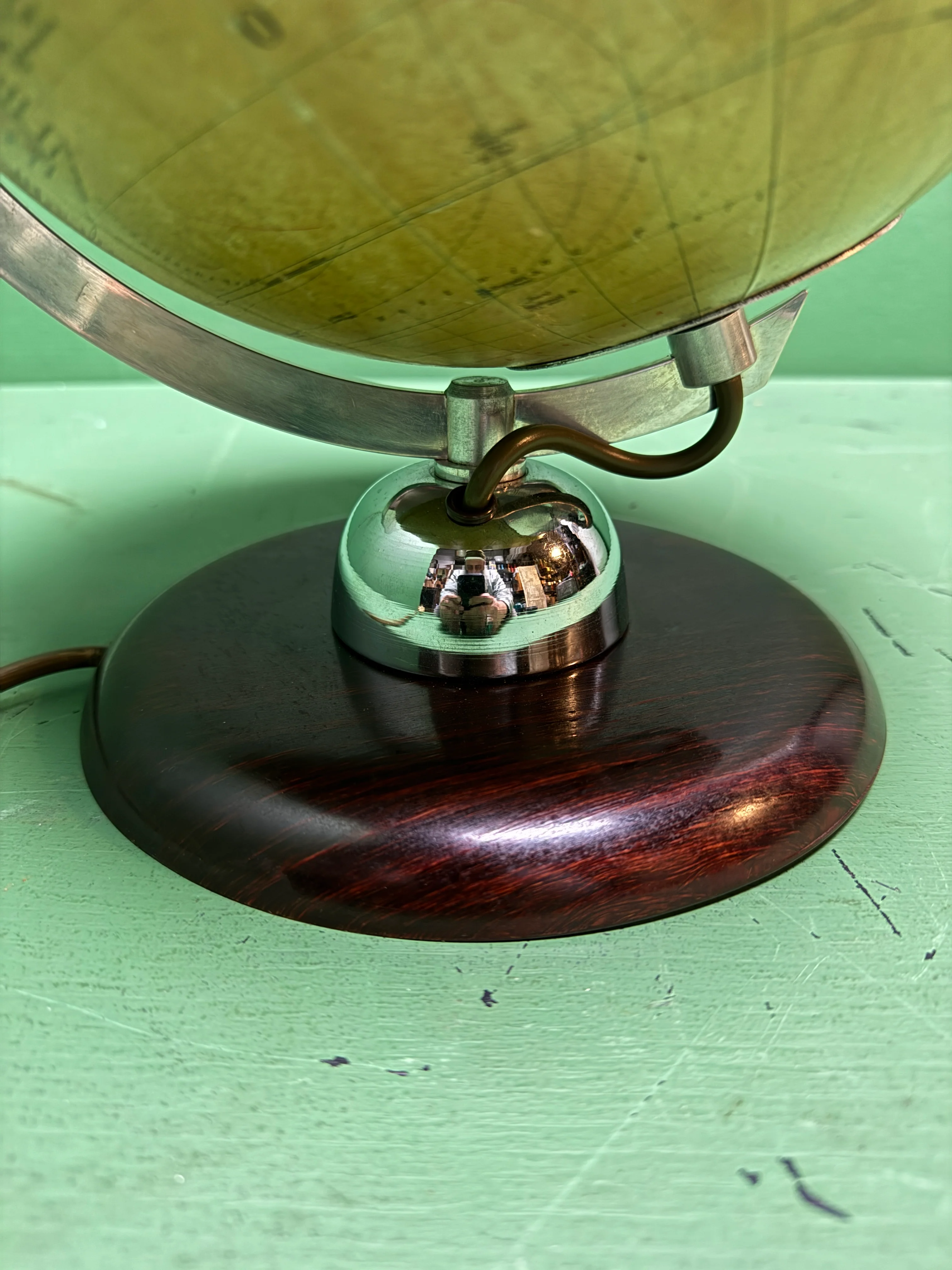 Vintage 1960s German Glass Globe Lamp By JRO Globus Munchen - Image 10
