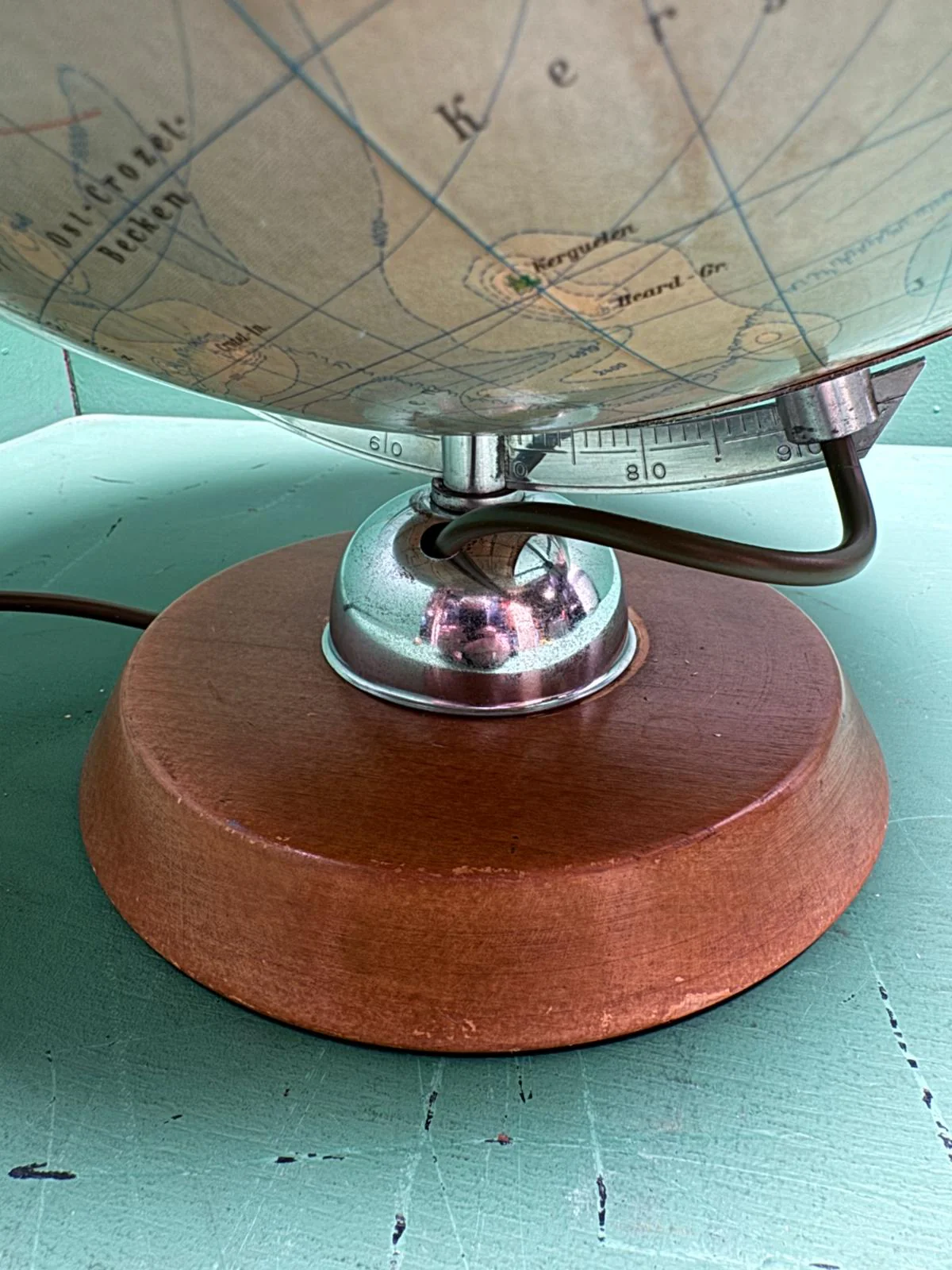Vintage 1960s German Glass Globe Lamp By JRO Globus Munchen - Image 9