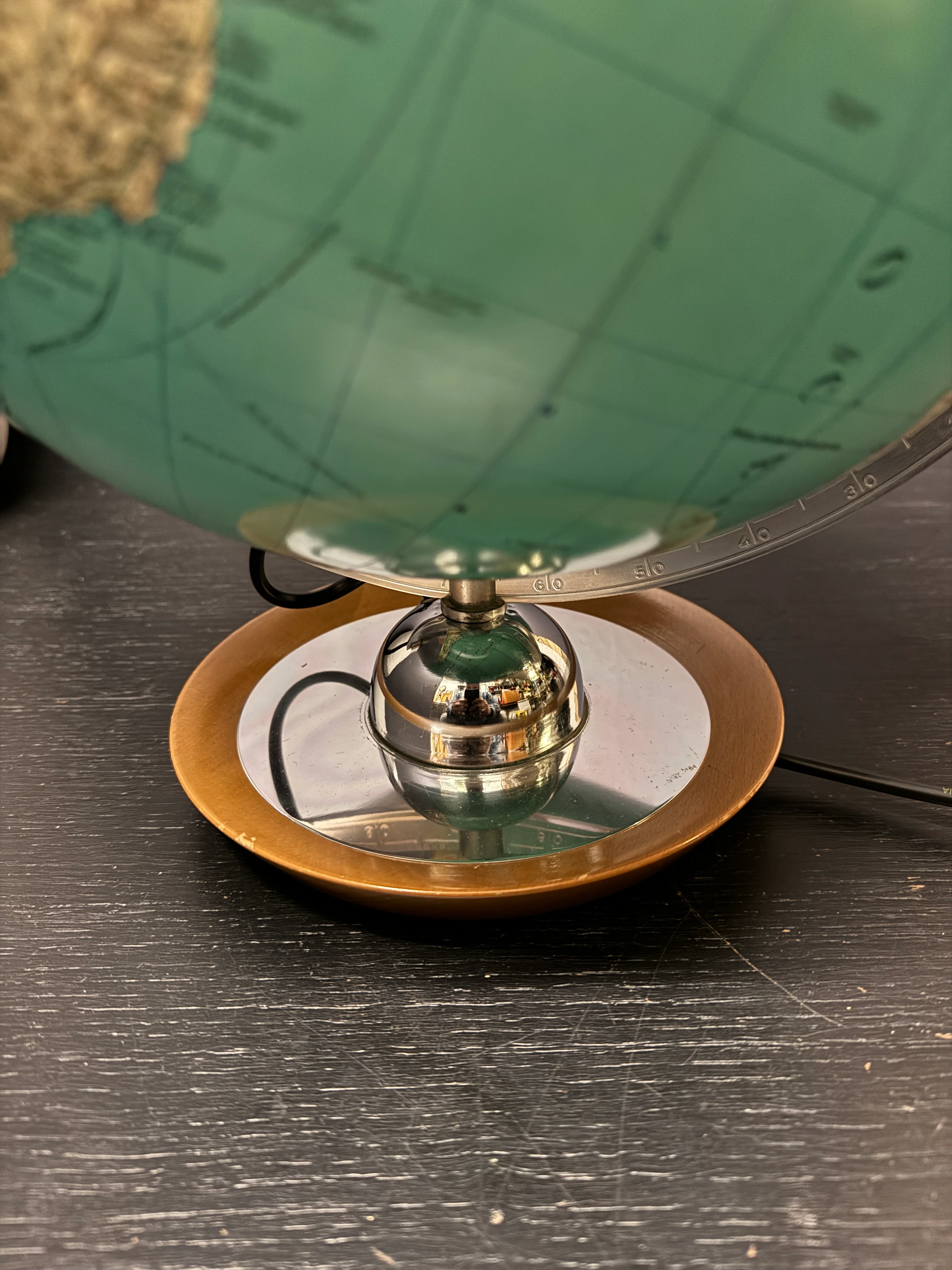 Vintage 1970s German Glass Globe Lamp By JRO Globus Munchen - Image 9