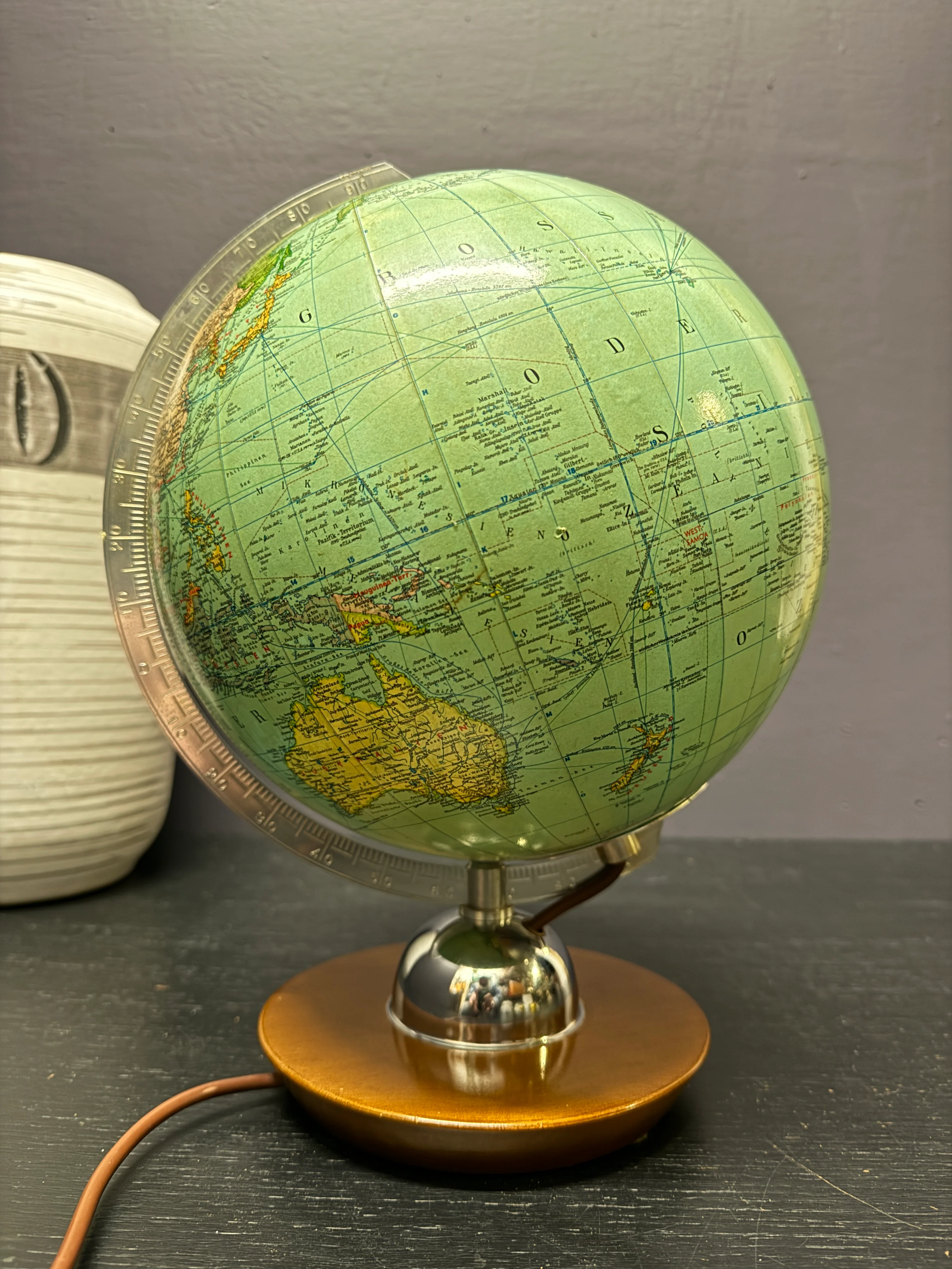 Vintage 1960s German Glass Globe Lamp By JRO Globus Munchen by - Image 7