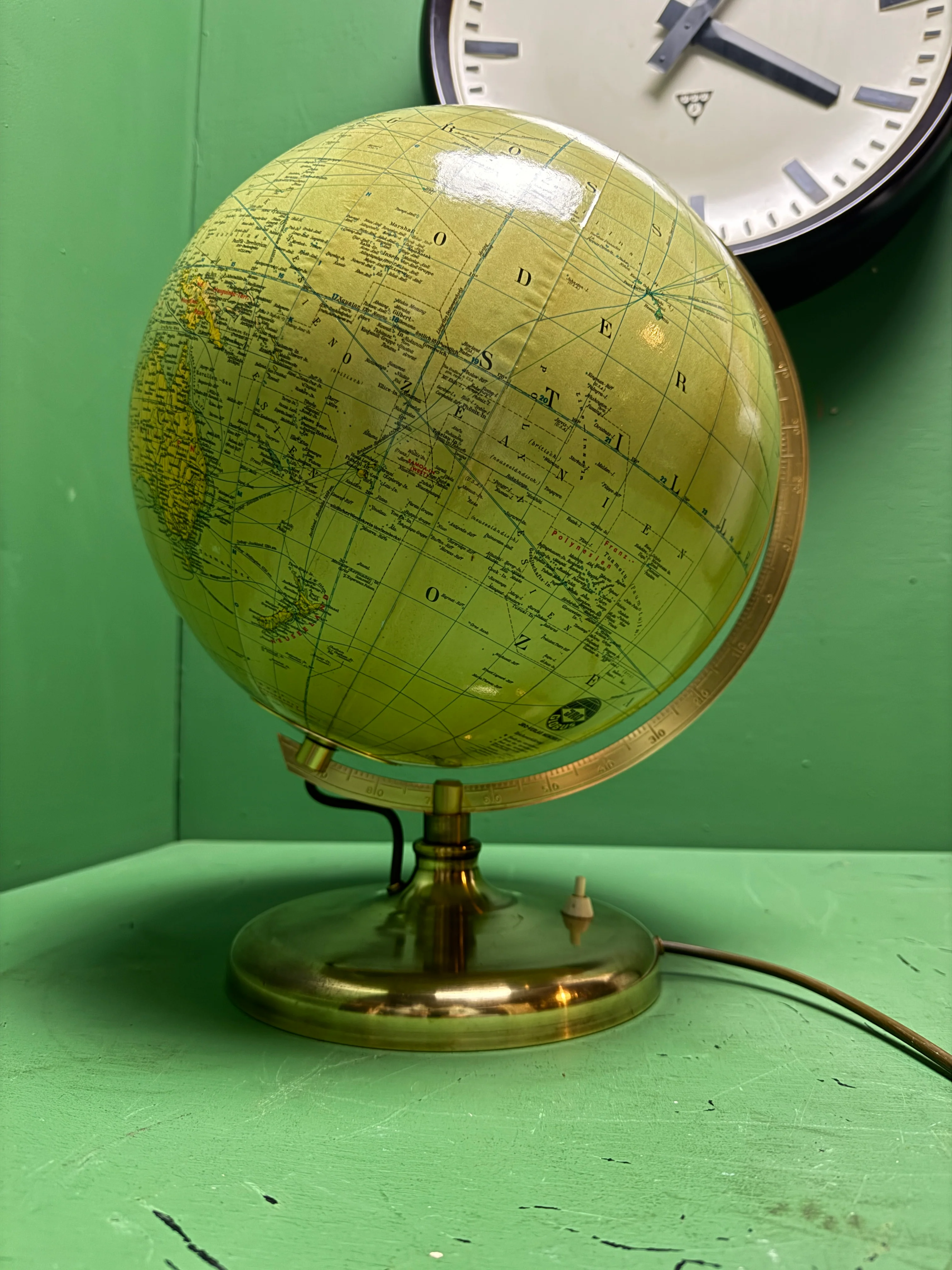 Vintage 1960s German Glass Globe Lamp By JRO Globus Munchen - Image 7