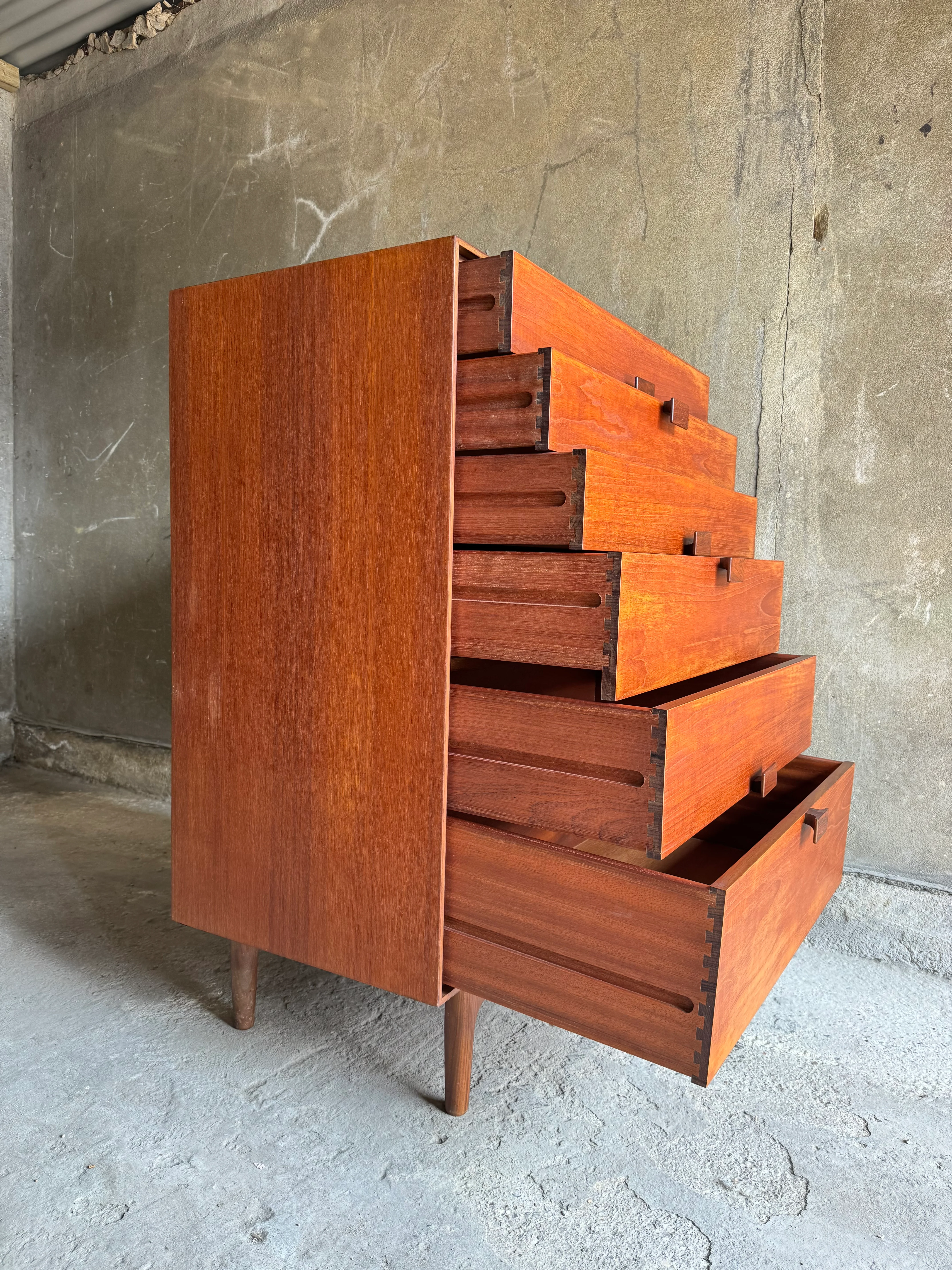 Vintage 1960s Tallboy / Chest Of Drawers By IB Kofod Larsen For G Plan - Image 7