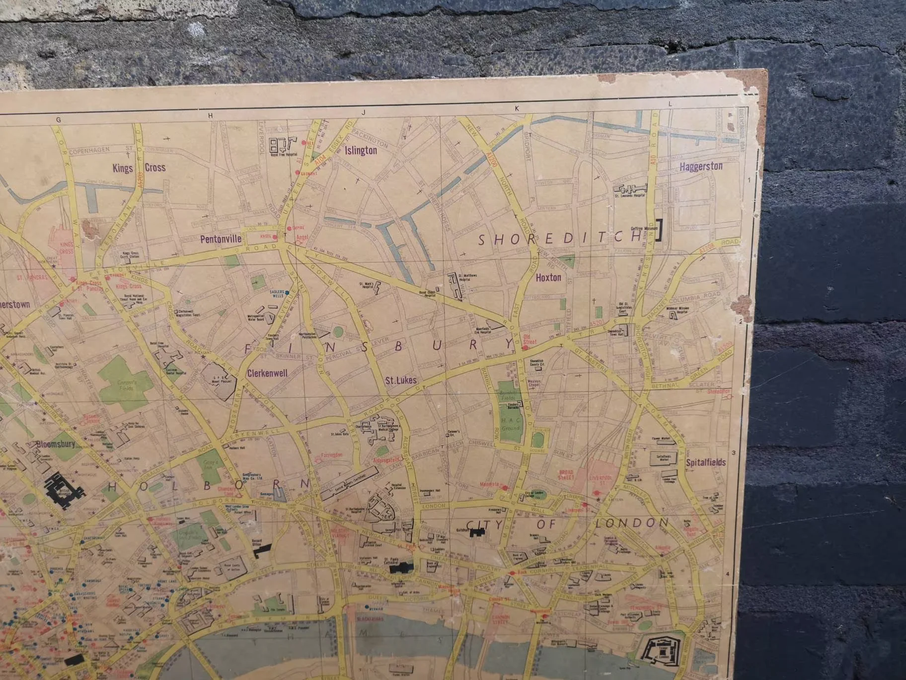 Vintage 1970s Map Of London By Geographers Map Co Ltd - Image 3