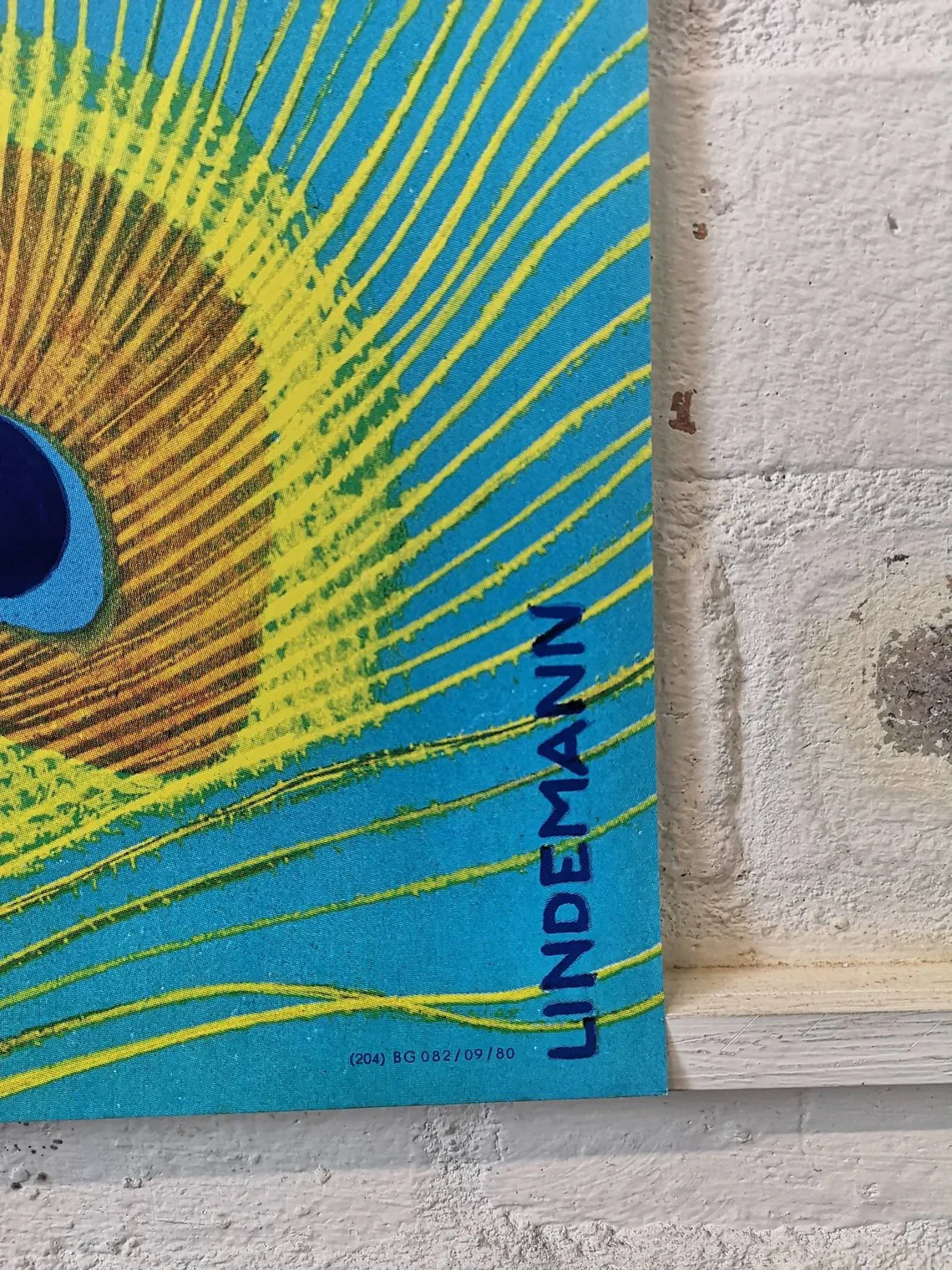 Vintage 1980s Tierpark Berlin Original Zoo Poster Advertising Of A Peacock - Image 10