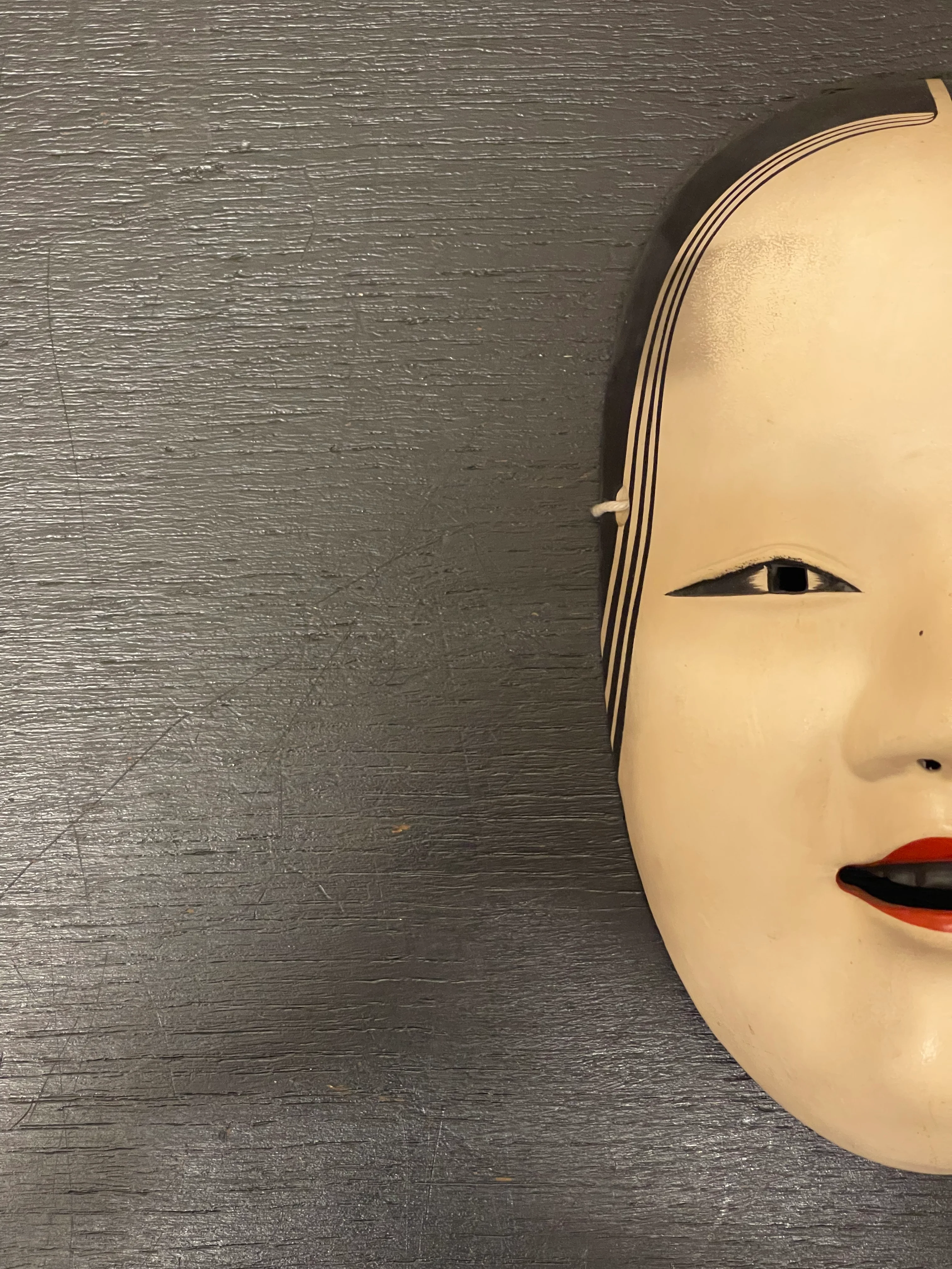 Vintage Japanese Noh Mask Of A Young Woman ( Waka-onna ) By Suzuki Nohin - Image 7
