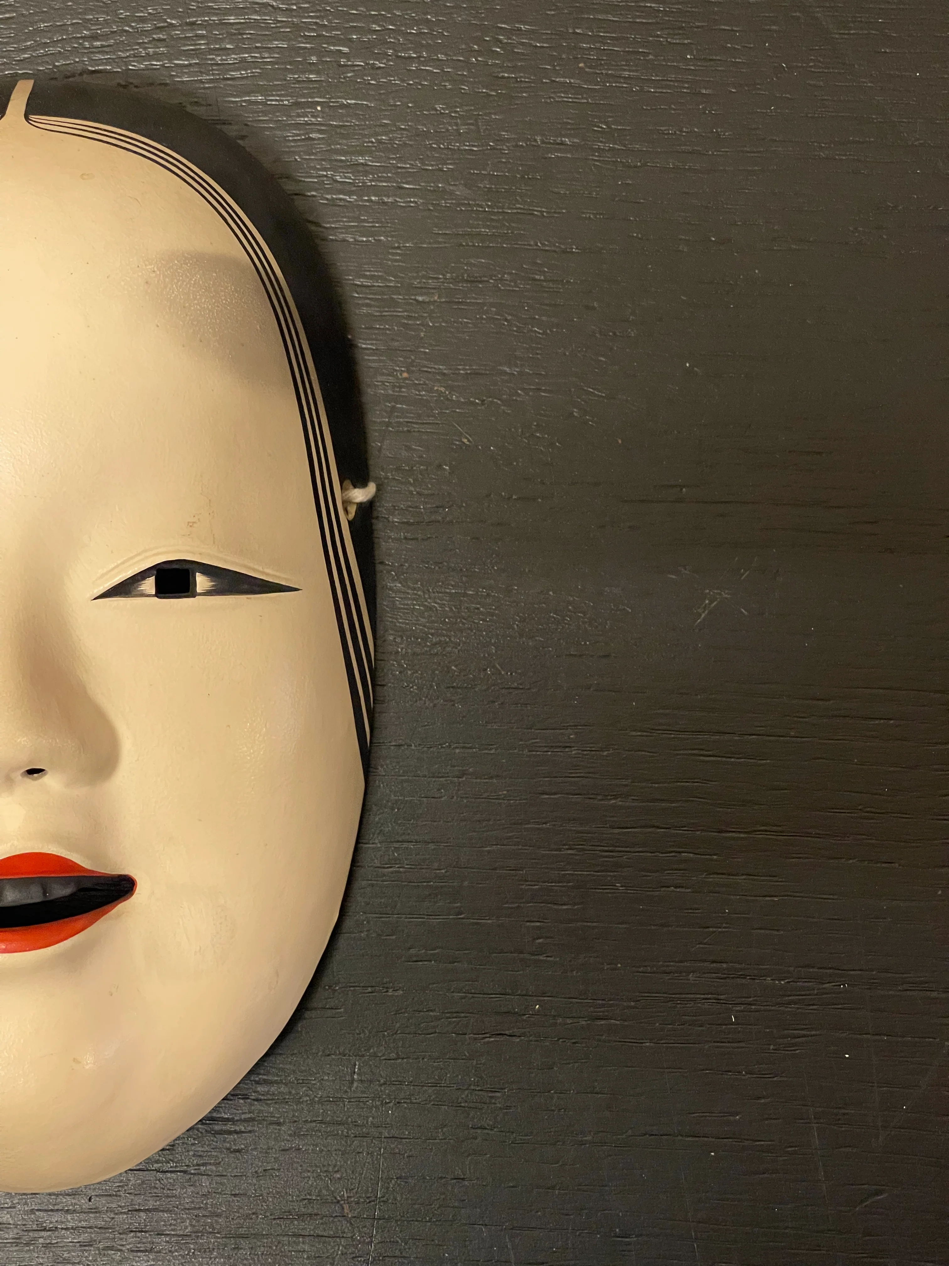 Vintage Japanese Noh Mask Of A Young Woman ( Waka-onna ) By Suzuki Nohin - Image 8