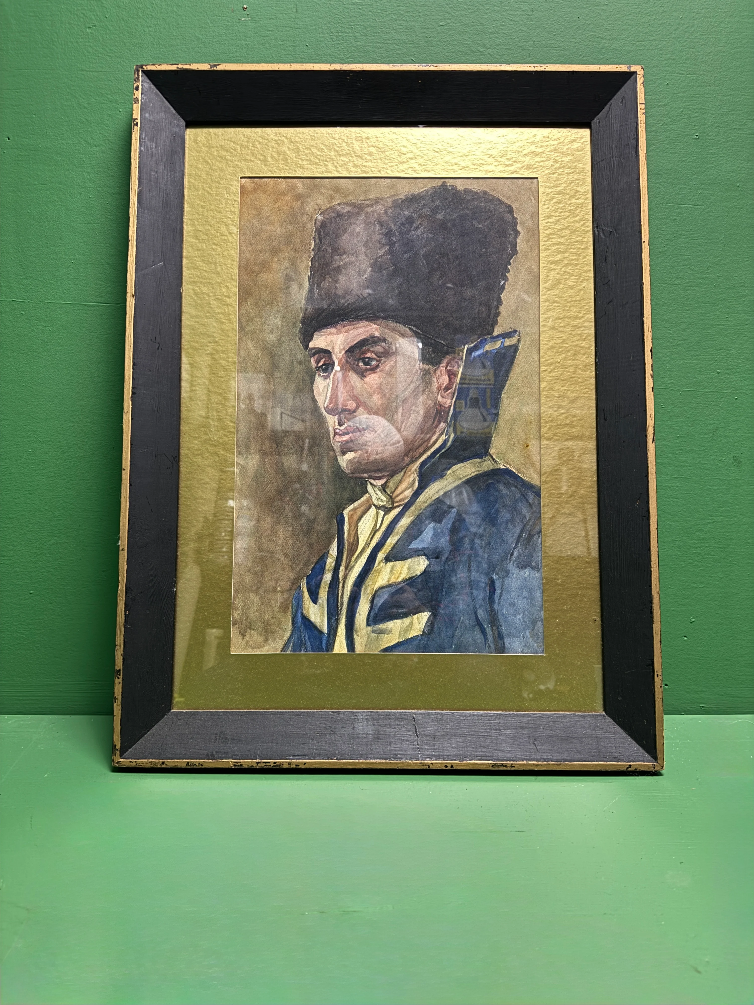 Water Colour Of A Prussian Soldier 1963 - Image 2